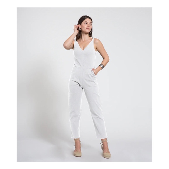 Loup NYC jumpsuit in White - Picture 2 of 3